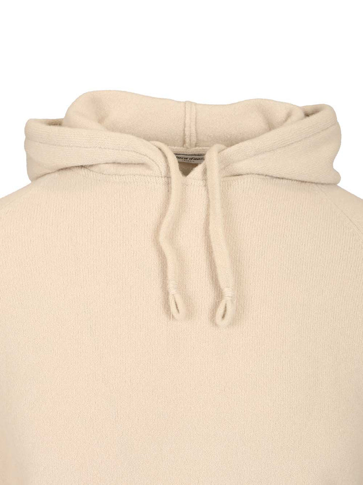 Al Duca D'Aosta Mohair Hooded Sweater Knitwear - Beige | 4ccb6a78e9d9ea378255122e6988b05eff3772e9