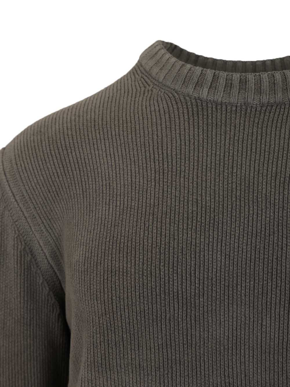 C.P. Company Cotton Chenille Sweater Knitwear - Grey | 6aa184da9bc7c344b975dcb731555720ab0fb1ed