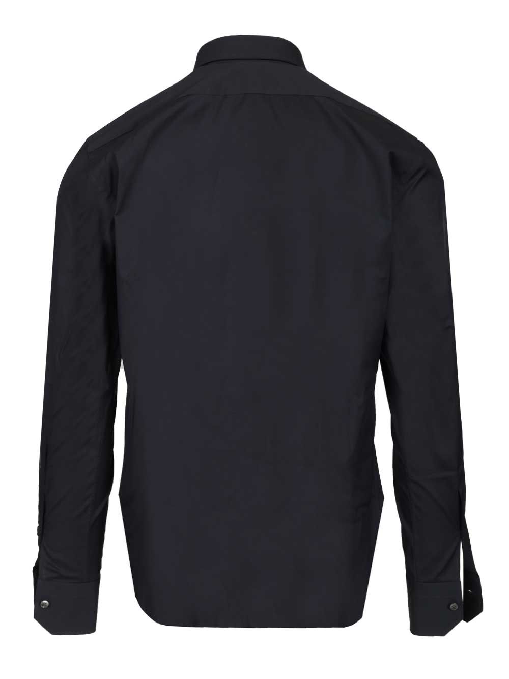 Ermenegildo Zegna Stretch Cotton Shirt Shirts - Blue | 30f4386ecfedb9cf0a510ffc3aedd62725ff3ce0
