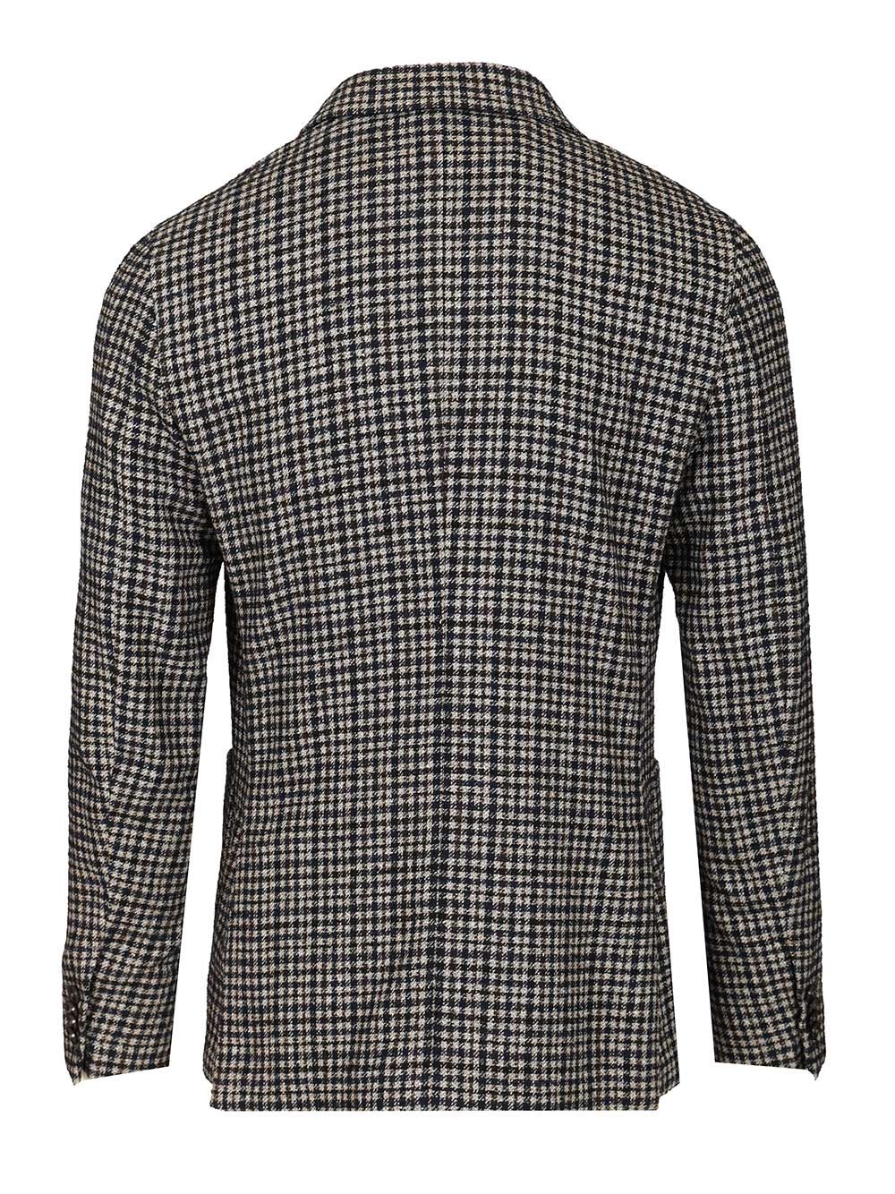 Ermenegildo Zegna Wool And Mulberry Silk Blazer Jackets - Multicolor | 63b547a8c66056390e0e4eee327eb1f6c8f6f002