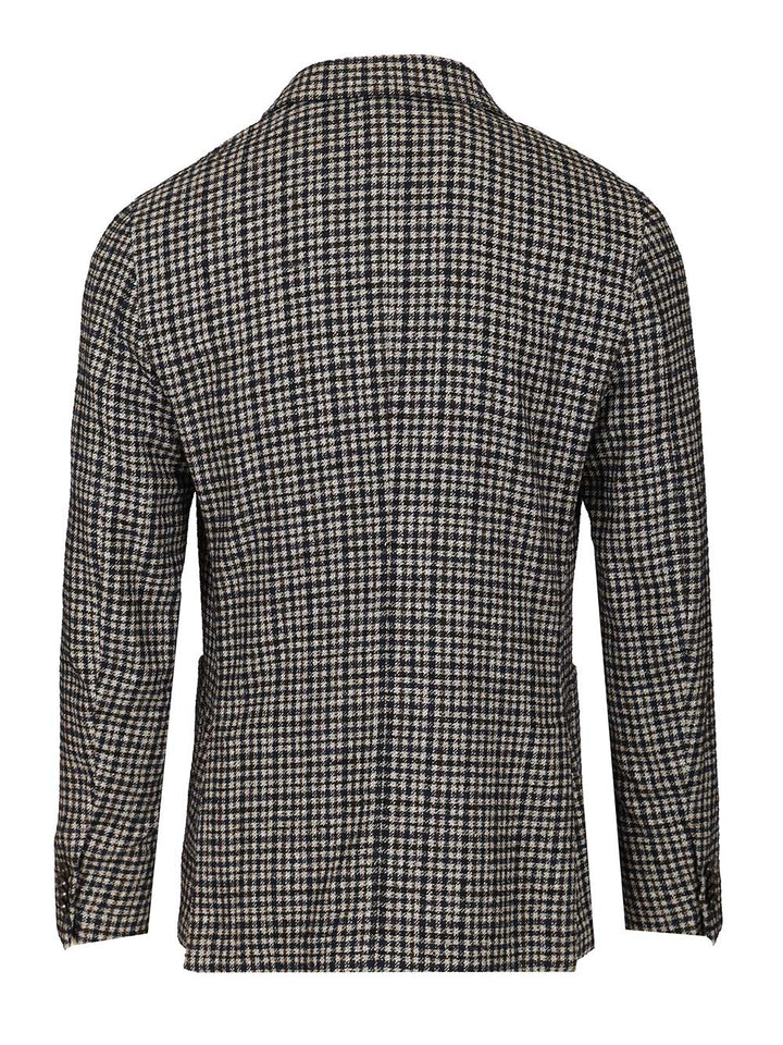 Ermenegildo Zegna Wool And Mulberry Silk Blazer Jackets - Multicolor | 3f7ec883c5c258db811db9fa2e0a11aceaea9255