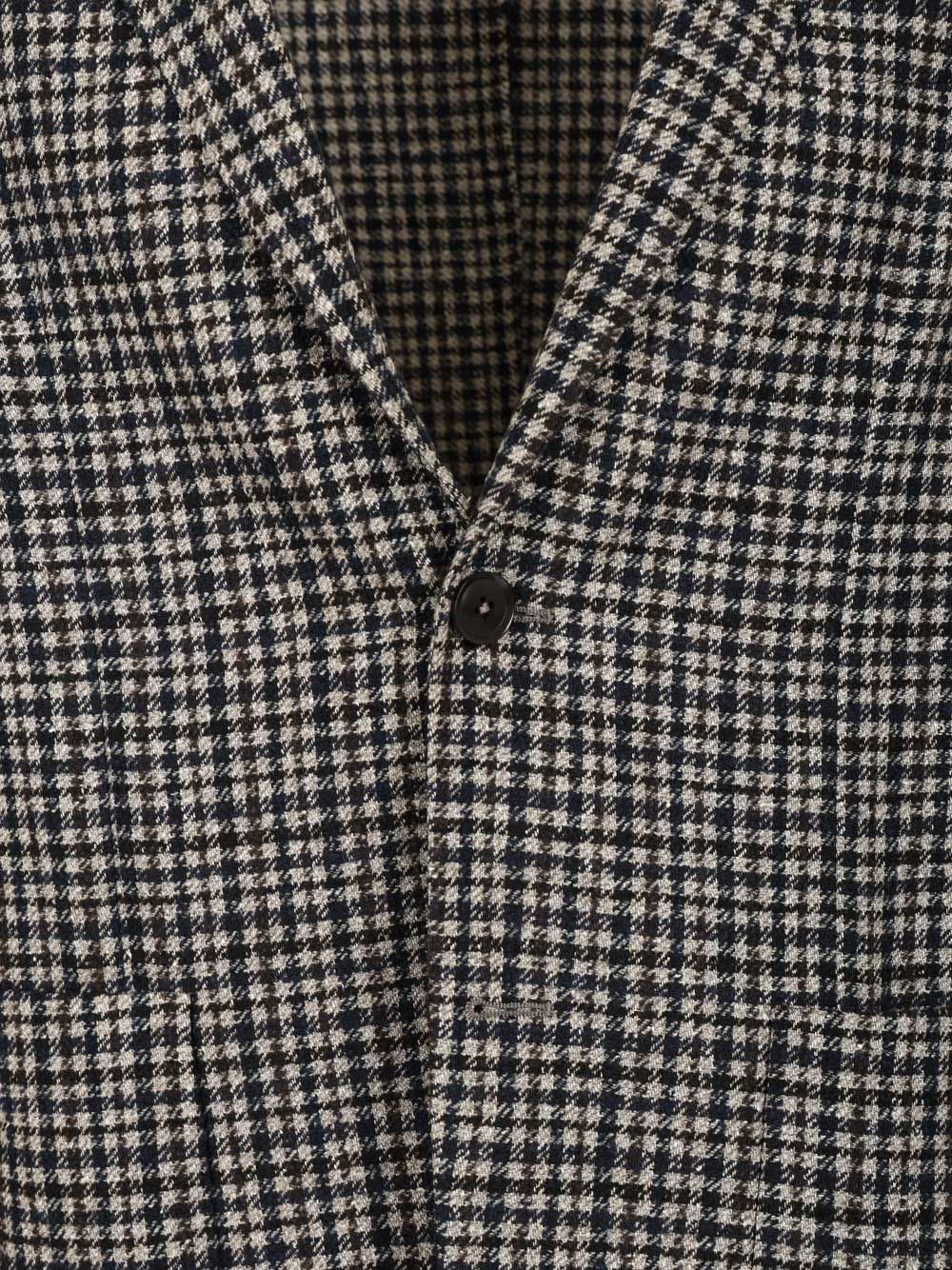 Ermenegildo Zegna Wool And Mulberry Silk Blazer Jackets - Multicolor | e526f8f1aae5b17ae098df8418b8844d32cb38bf