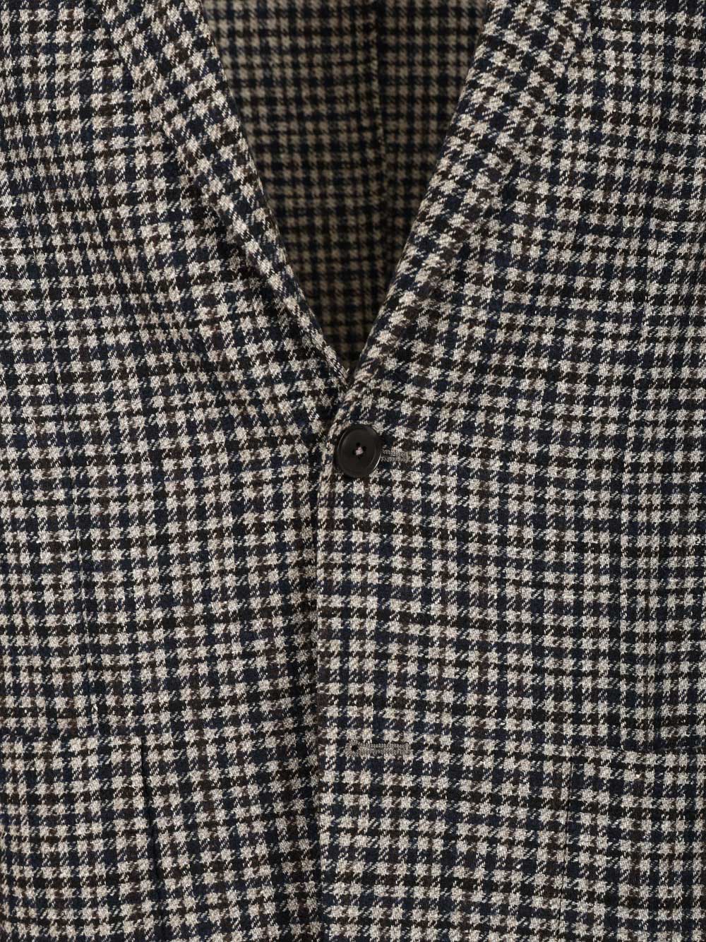 Ermenegildo Zegna Wool And Mulberry Silk Blazer Jackets - Multicolor | b0cd07295a031b8ff8ca06c404869e448ee3ebb9