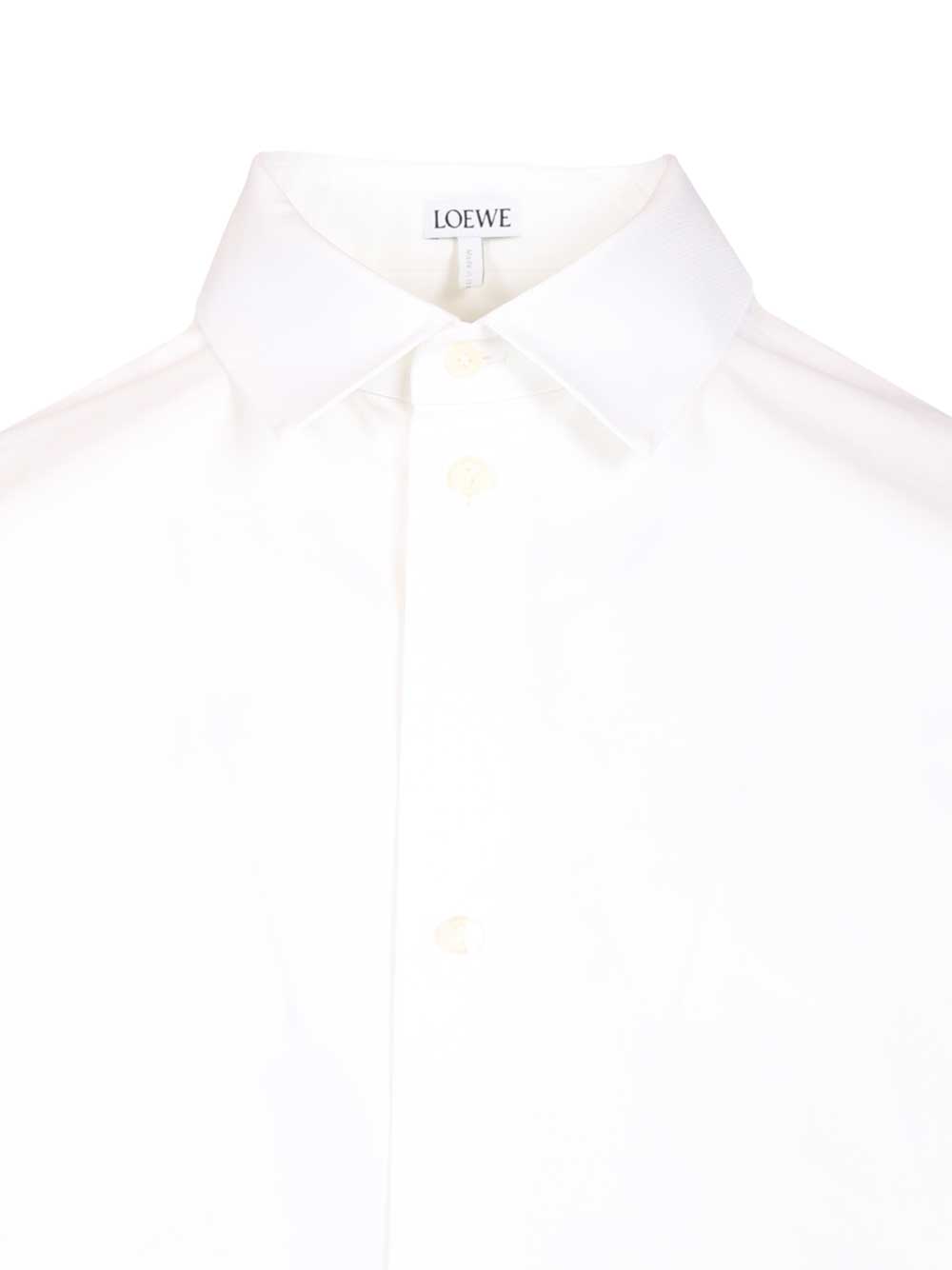 Loewe Anagram Shirt Shirts - White | b74d89286e4b3cda55982ad734f03144965418f6