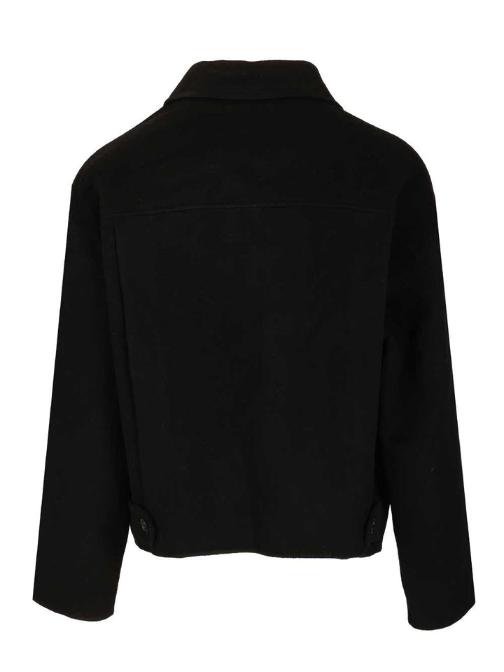 Acne Studios Cashmere Blend Jacket Jackets - Black | 5a6cc60d04321a0c867c93566a8cfd1361821d04