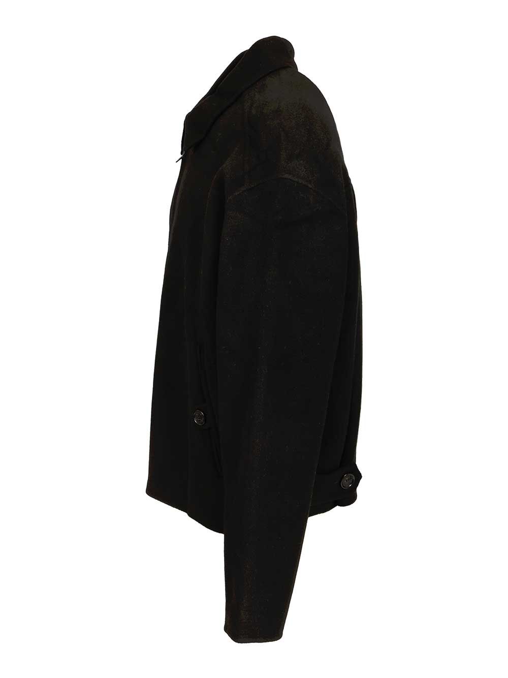 Acne Studios Cashmere Blend Jacket Jackets - Black | 13c059b250bc1df849721359bacfb4a2e4dac19f