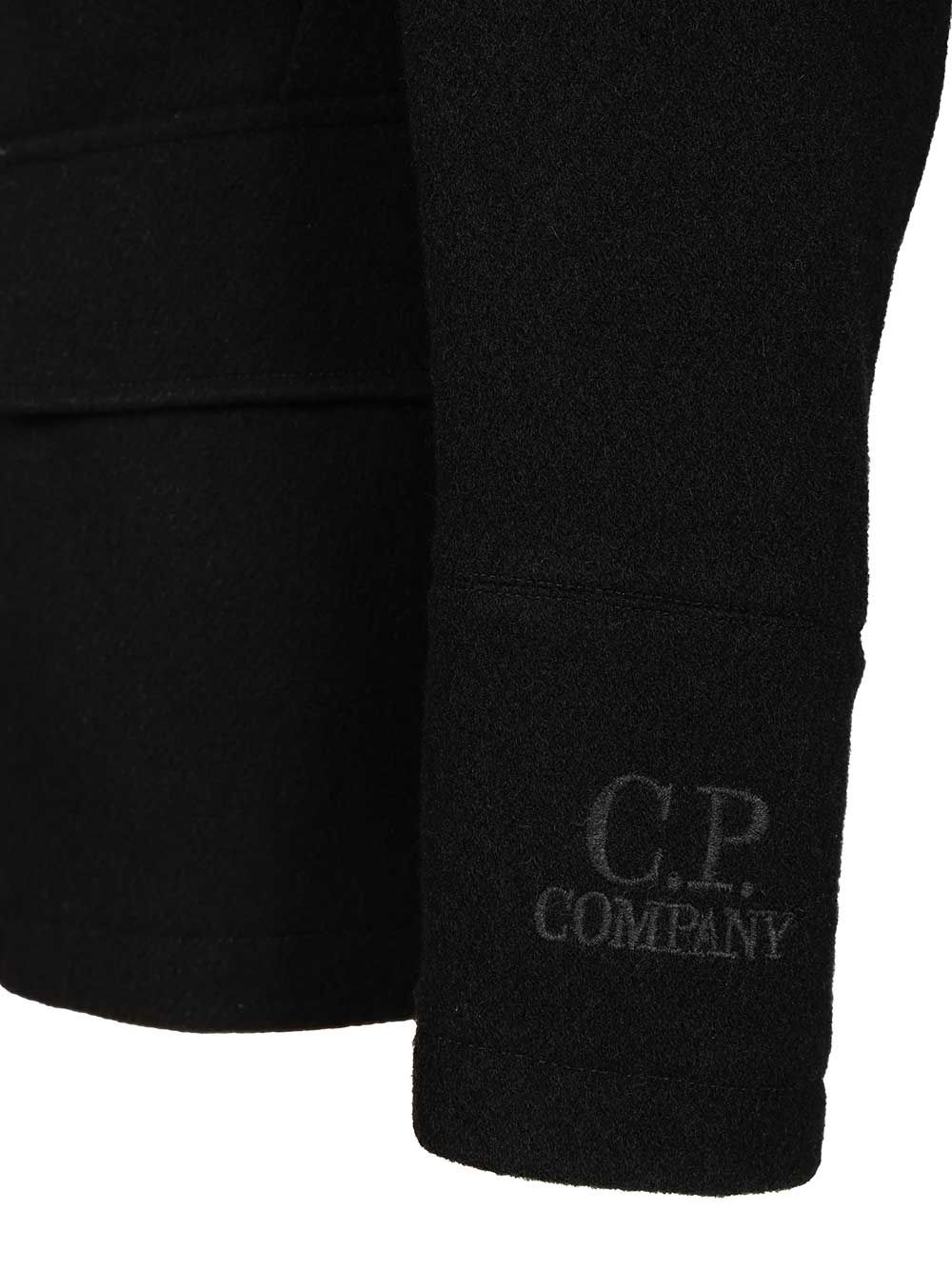 C.P. Company Pea Coats - Black | 4a703b9d30768665f34a62a44016d5fabc9bfc1a