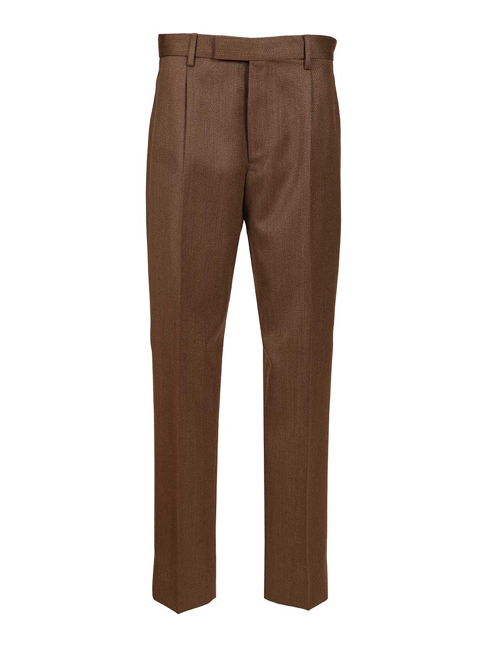 Ermenegildo Zegna Wool Trousers - Brown | baa29ae7bbfac300e5a991e0b9d2c62bfda47215
