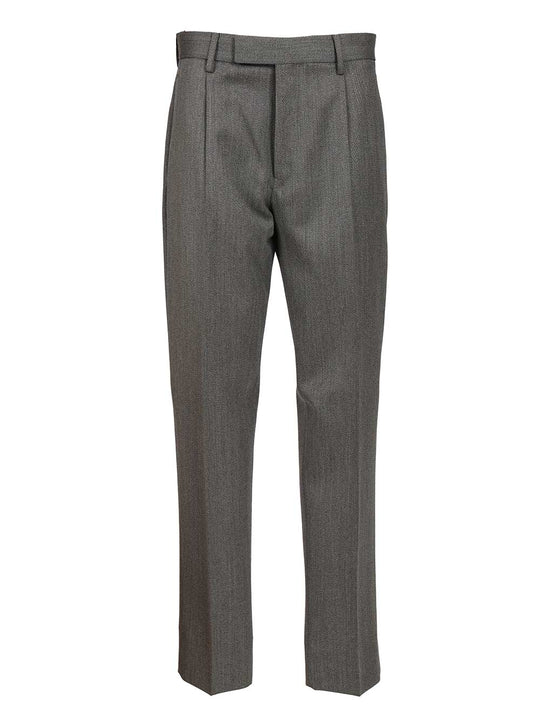 Wool Trousers Grey