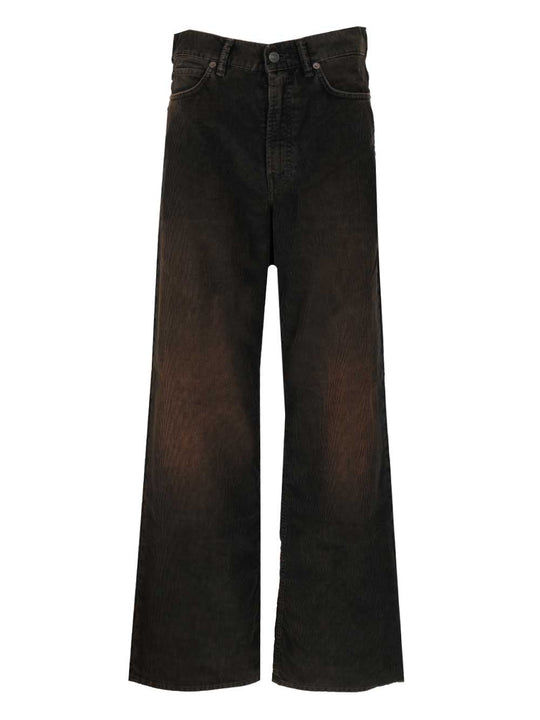 Corduroy Trousers Shirts Black