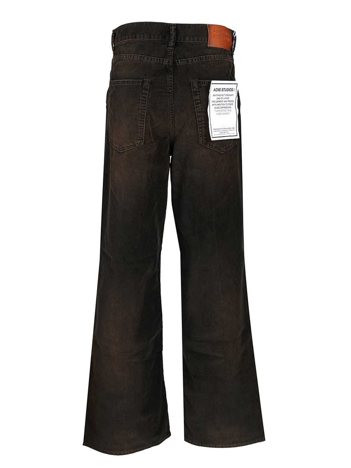 Acne Studios Corduroy Trousers Shirts - Black | 601599064d4356197a0e80fa91cbc7bef99a2cf1