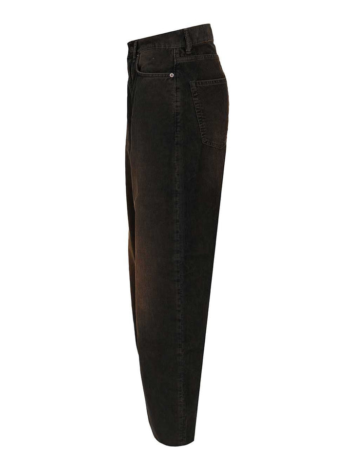 Acne Studios Corduroy Trousers Shirts - Black | 624739923e3939258bdbd3bb0096d73f80c4fc7e
