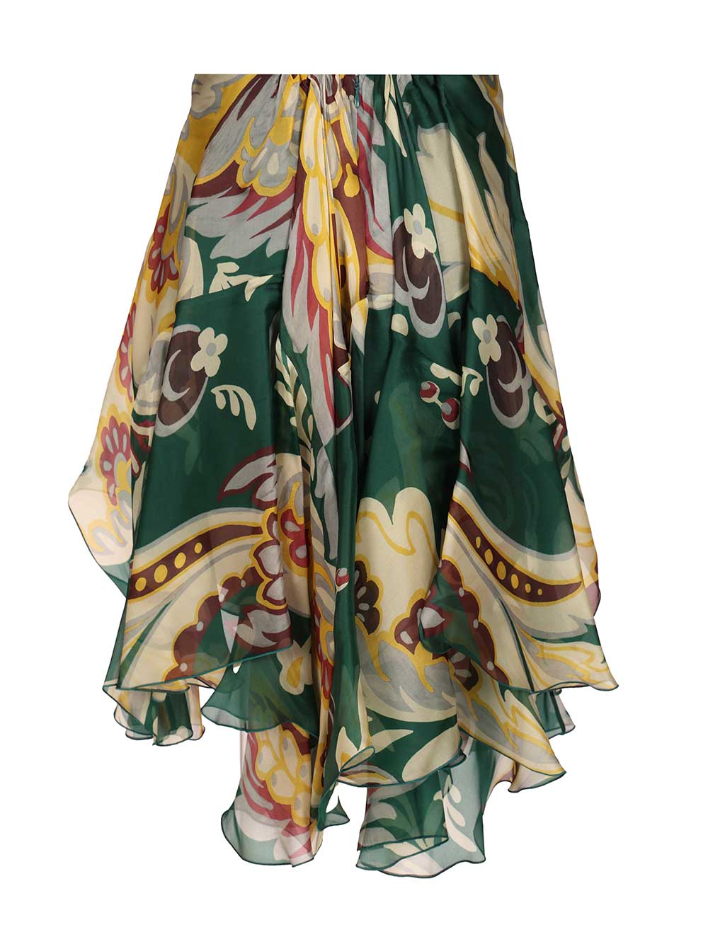 Etro Asymmetrical Midi Skirt Skirts - White | df5bb243fce3fe3add6d5cdca042ce73dfe2c9b7