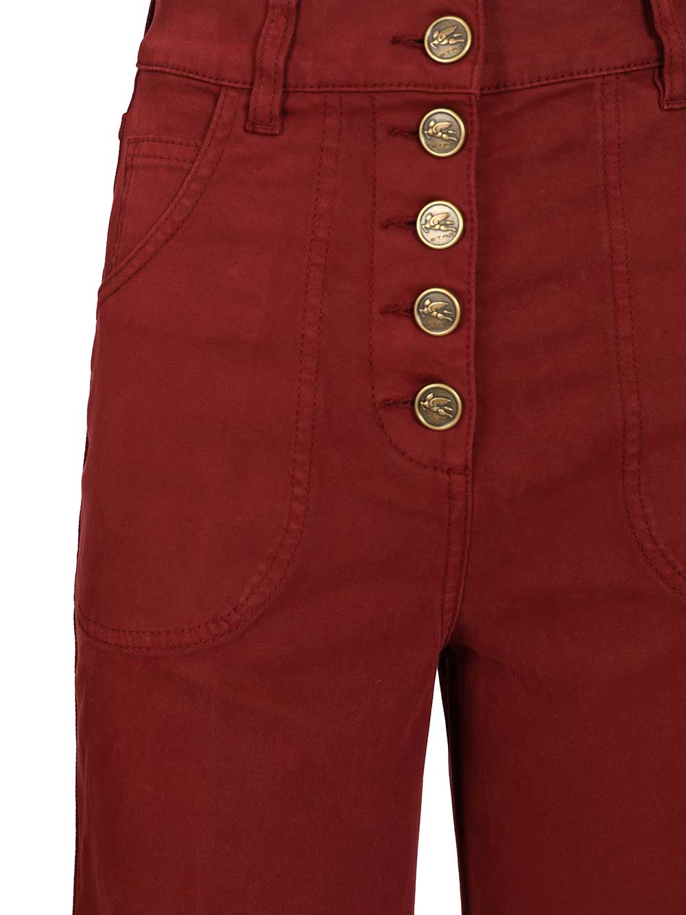 Etro Flare Jean Trousers - Bordeaux | e50bc4b1569c03f4d84c124f33b6da76905f2a81