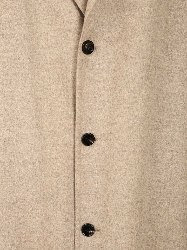 Bottega Veneta Wool And Cashmere Coat Coats - Beige | d4d06d0e281839acd0d59707fd87798a8c760f28