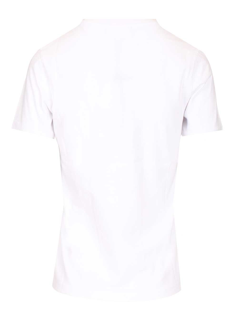 Maison KitsunÉ With Fox Head Embroidery T-Shirt - White | 8d0b50bd8b743cdf967b64b81ad673e3d85ac552