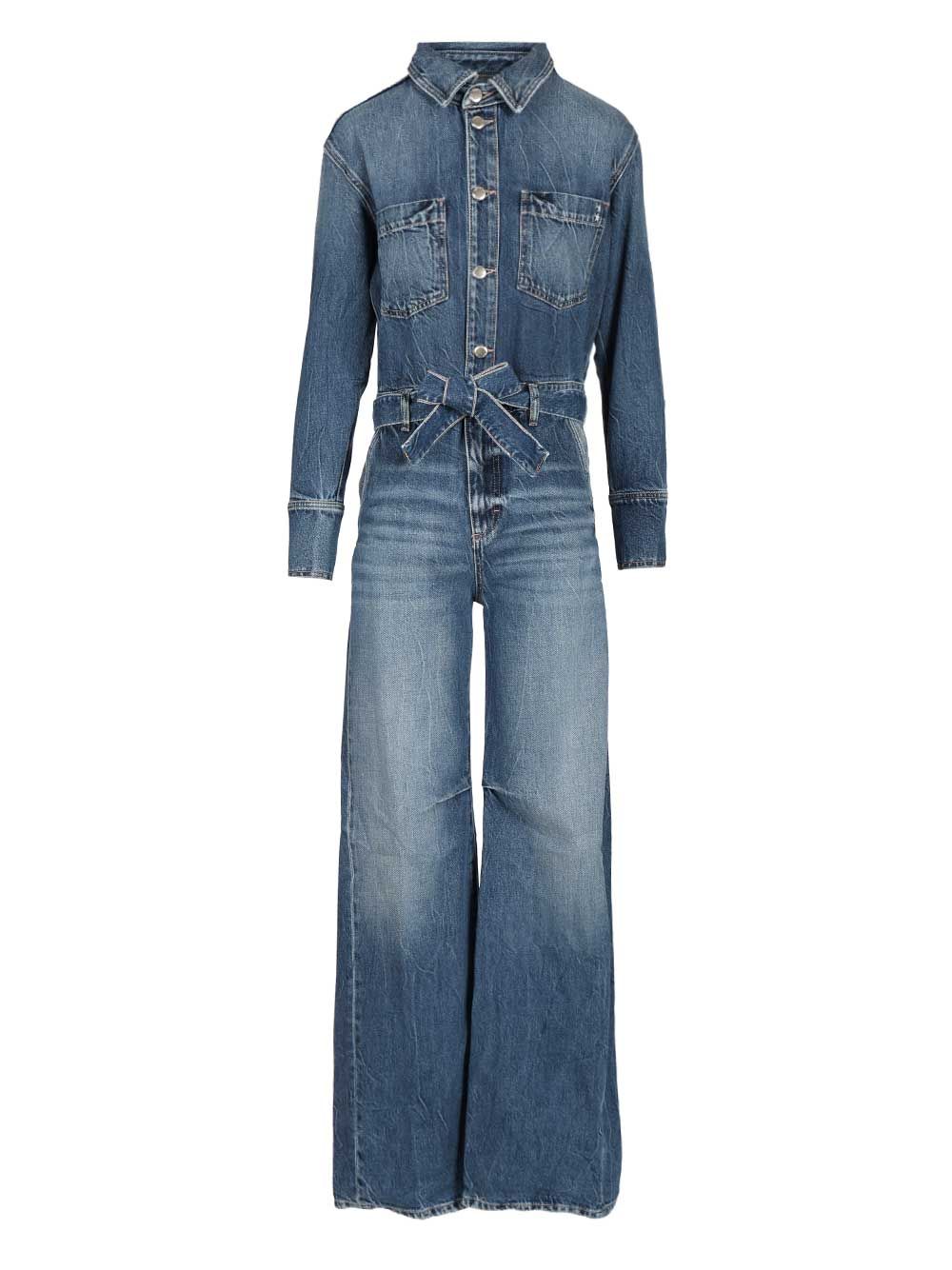 Icon Denim Indie Jumpsuit Jewelry - Blue | bc54f81d882dc60764fc70496ab5e81d9f0583f4