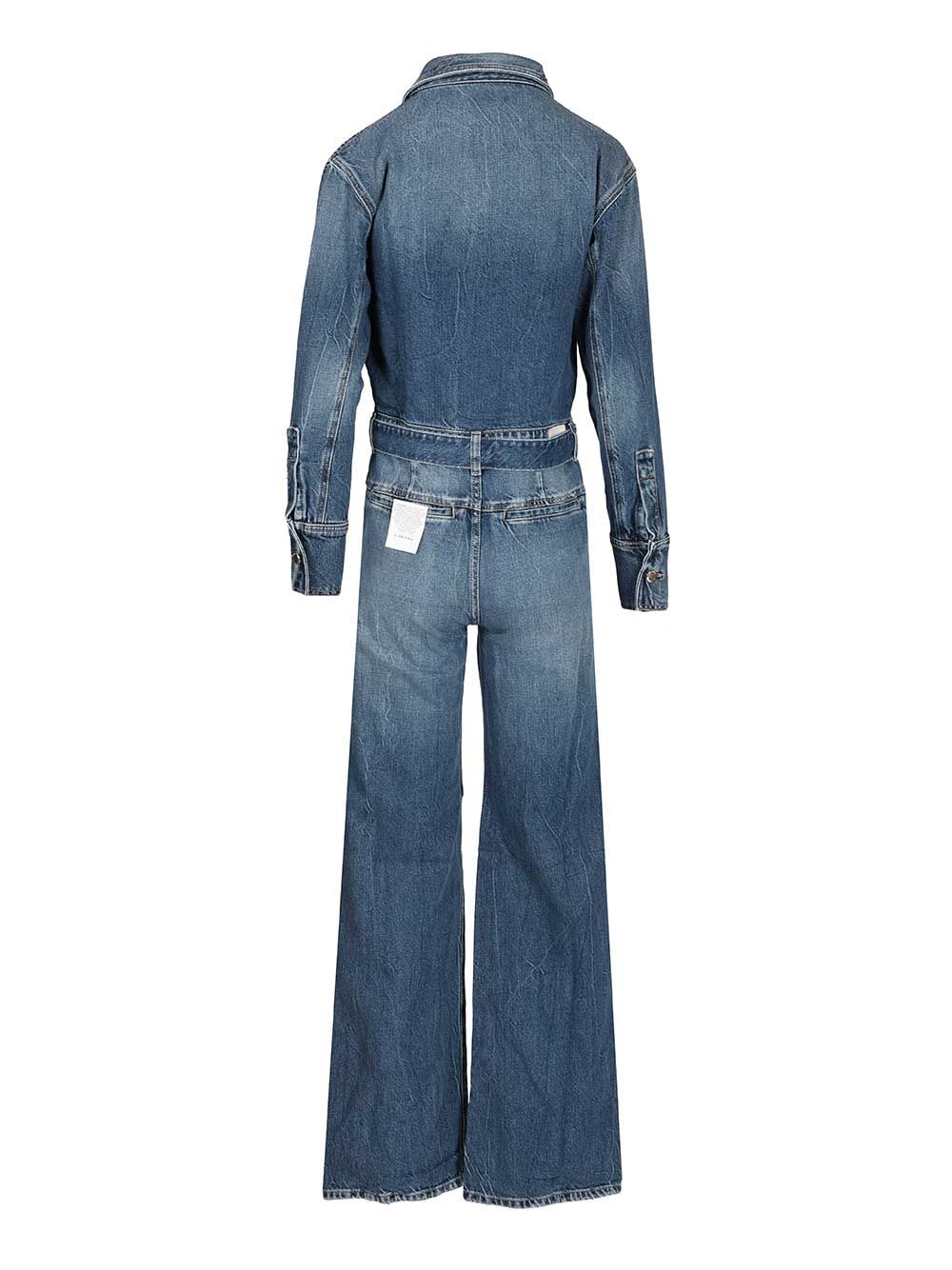Icon Denim Indie Jumpsuit Jewelry - Blue | 586c66c9a4456360659924c4de42360a3fd0e229