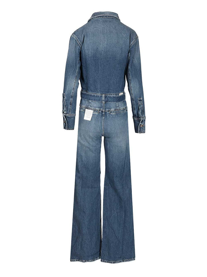 Icon Denim Indie Jumpsuit Jewelry - Blue | 586c66c9a4456360659924c4de42360a3fd0e229