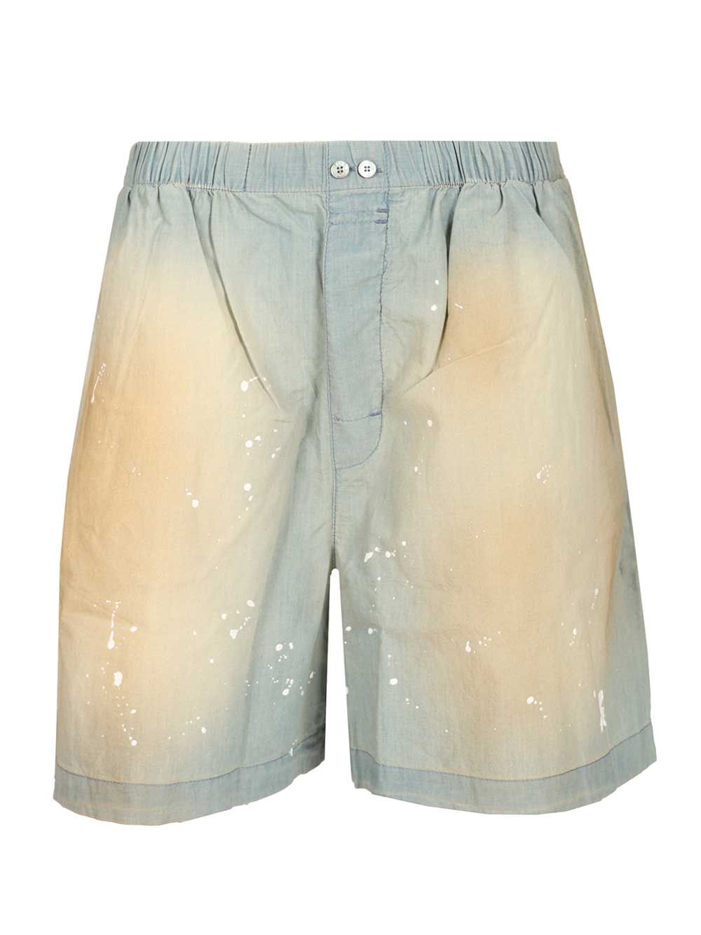 Acne Studios Casual Shorts Trousers - Blue | 248a4e088fe078a2a3995a96a148dd30b9bd1aa7
