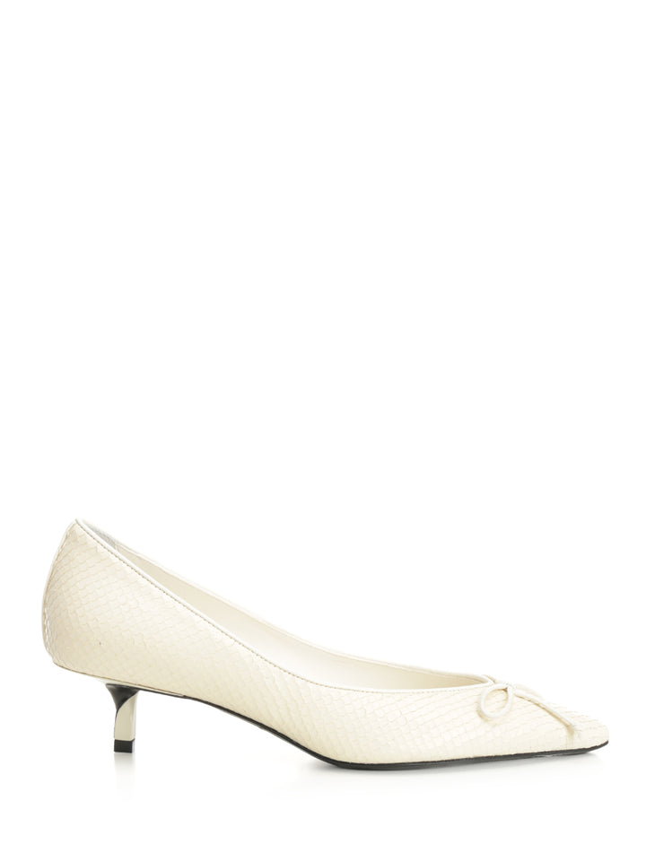 Jacquemus Tourni Décolleté Pumps - White | 73472afbefdbfd24b618fdfdb9d84a795062eed7