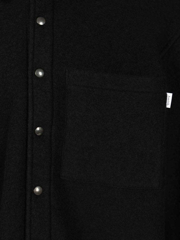 Amish Overshirt Shirts - Black | f6a5182b7955c7a5a776ac3508d302ed5371ce50