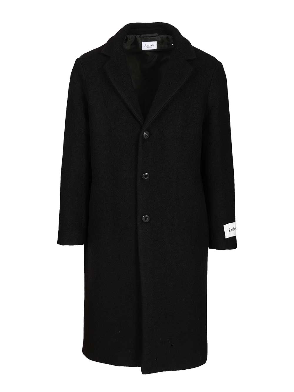 Amish Oversized Wool Blend Coat Coats - Black | 9ab483bbdc9f5ca692dd04b4656fd73aceada969