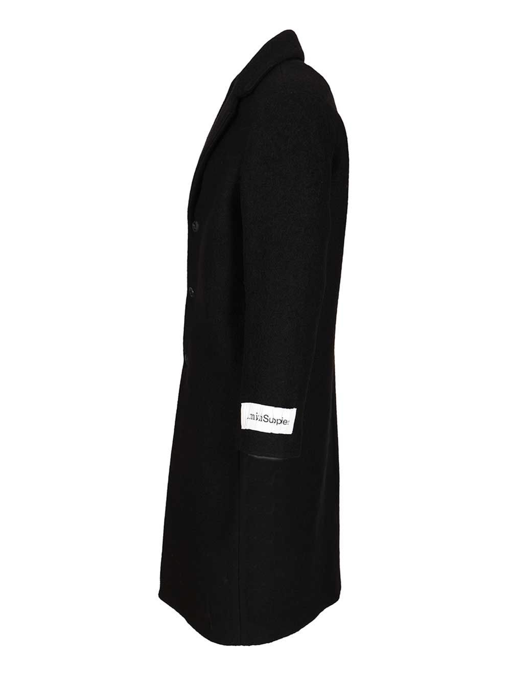 Amish Oversized Wool Blend Coat Coats - Black | 9067c7dac8af13444f61eea80db231ebab1d89d7