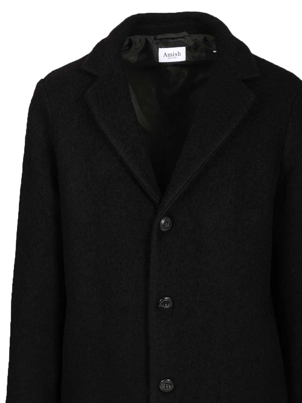 Amish Oversized Wool Blend Coat Coats - Black | 1ddcc94240a8fb03be14f9f9a323d42412559c2a