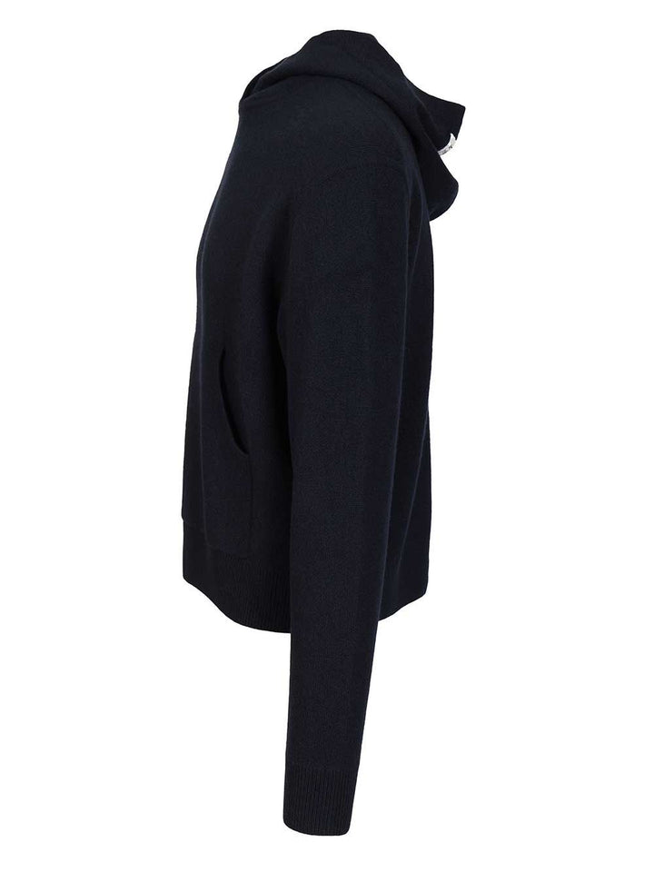 Acne Studios Cashmere Hooded Sweater Knitwear - Blue | ef49321c9abaf165e3ef27e50896e845b0bd86ff