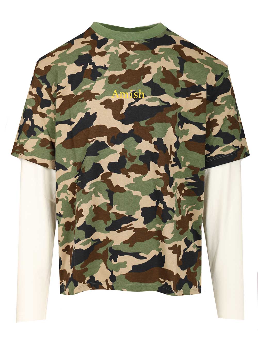 Amish Double-Sleeved T-Shirt - Brown | 789950a2daa3d7aafca4548ab7f2337bfde215e0