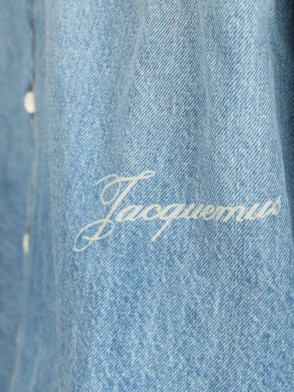 Jacquemus Simon De-Nîmes Denim Shirt Shirts - Light blue | f9da0144fc43af91338798ec28c9c00cd7363d04