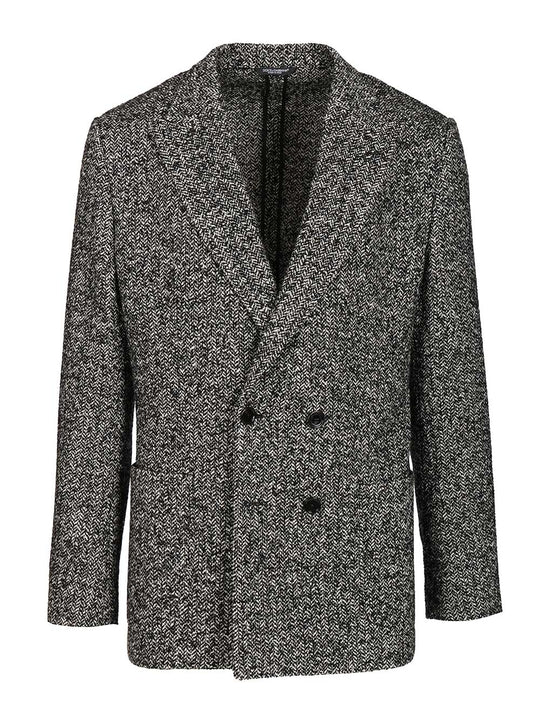 Portofino Double-Breasted Jacket Jackets Grey