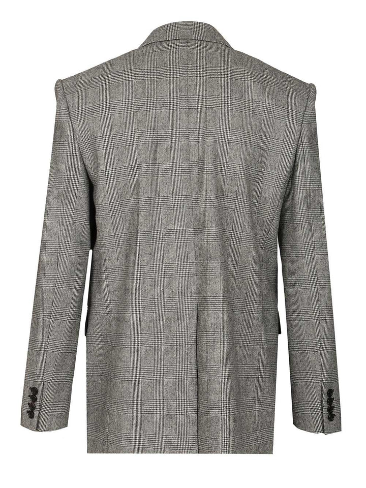 Saint Laurent Flannel Jacket Jackets - Grey | ce336c7da3b93295224031f02f2ba045a58e2a3e