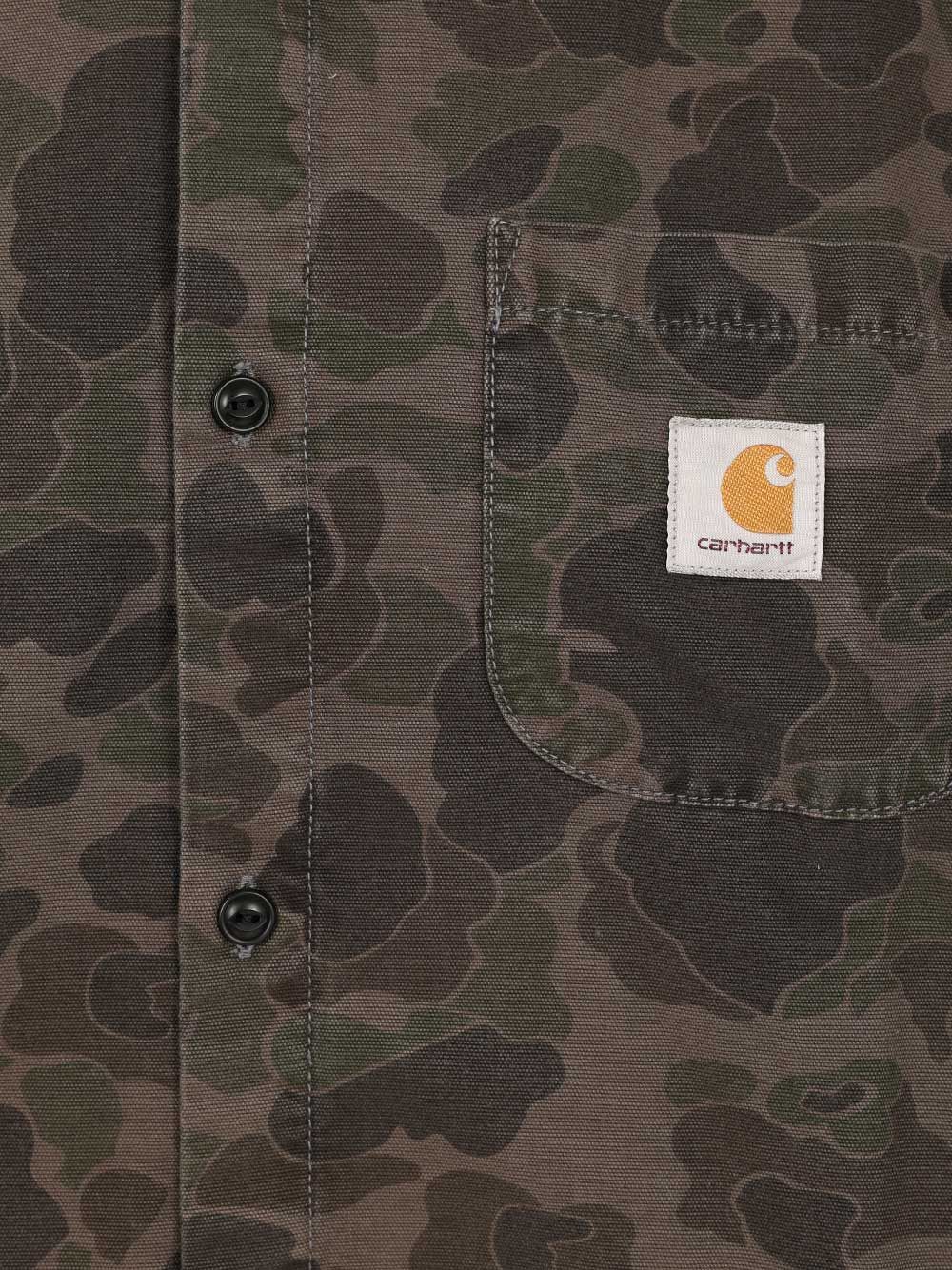 Carhartt Wip L/S Duck Shirts - Camouflage | 4ab3efe08c17c47d13db30461f03754cae704d00