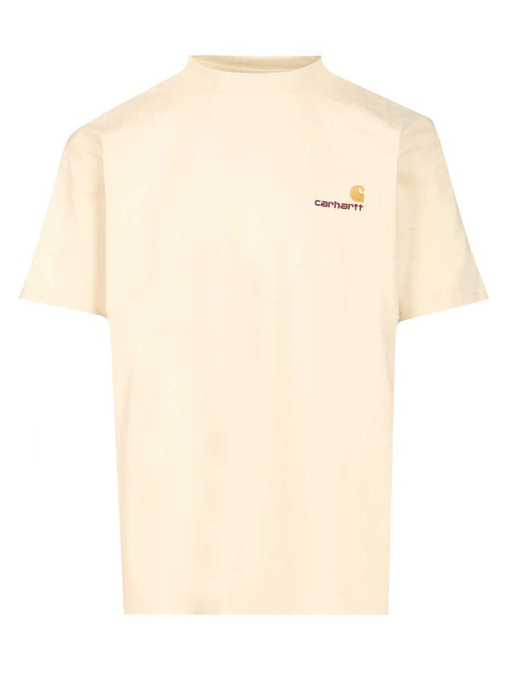 Carhartt Wip S/S American Script T-Shirt - White | eaf2d819e5d78d637375e604d4be53e3bf3cdf80