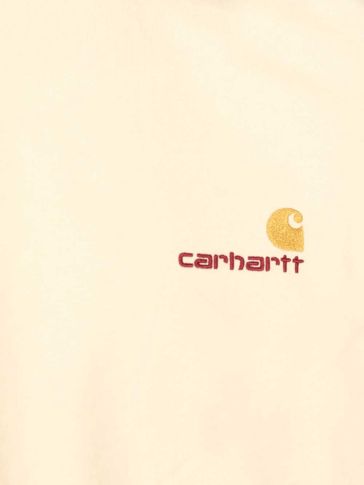 Carhartt Wip S/S American Script T-Shirt - White | bae75394be3de20f389f7a604aaa20965b4a3ef7