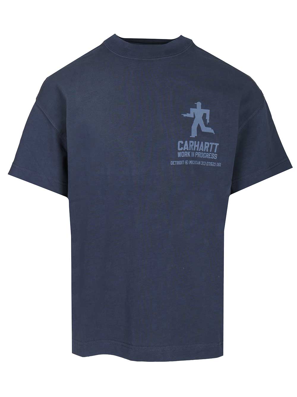 Carhartt Wip S/S Distance T-Shirt - Blue | f6534b69ac537fc14c9e0df8451507bb58ccc60e