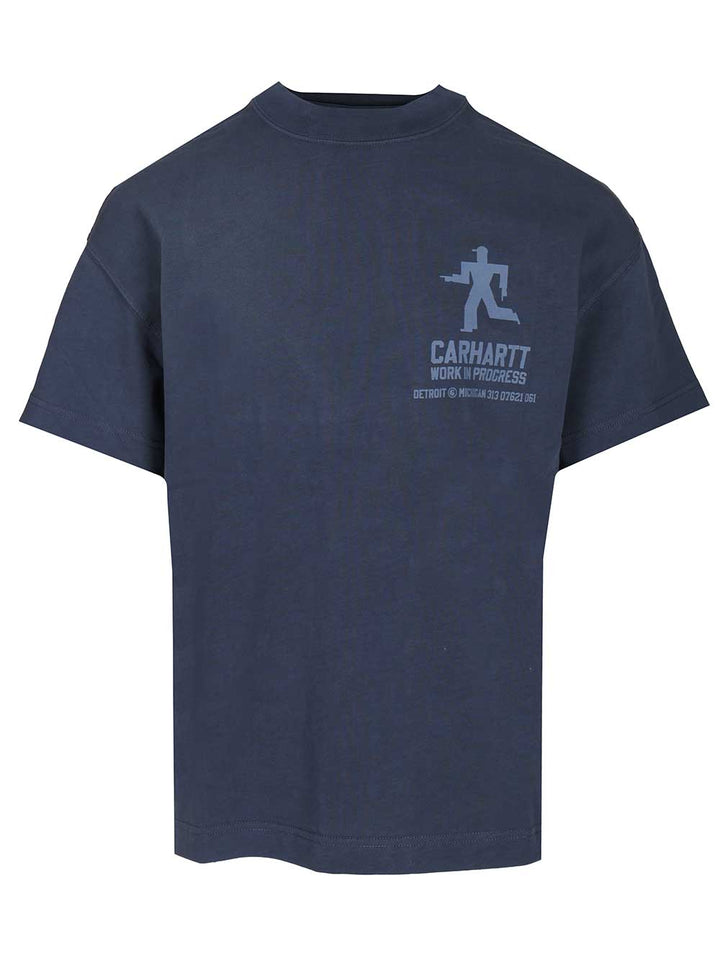 Carhartt Wip S/S Distance T-Shirt - Blue | f6534b69ac537fc14c9e0df8451507bb58ccc60e