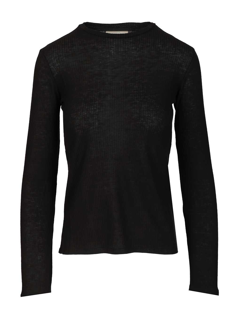 Loulou De Saison Ortigia Lds Knitwear - Black | 50aa489f005ca78e1124b4aed45e6e0215a10691