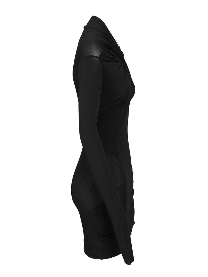 Rick Owens Lilies Mini Dress Kairo Dresses - Black | cf24e2c42d2617c7881b28e18fe047cf6bd689ab
