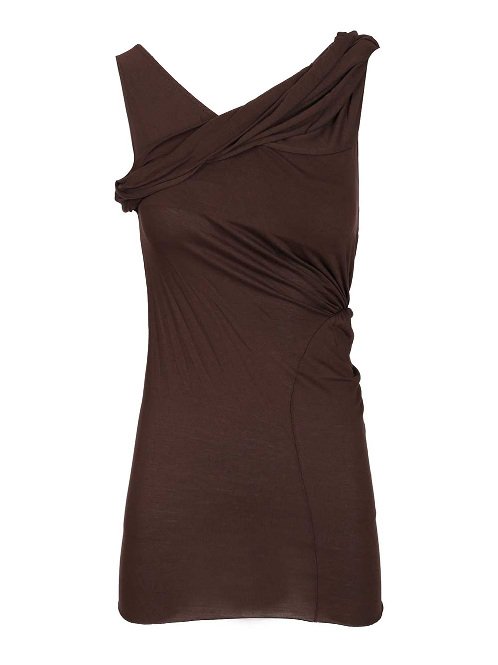 Rick Owens Lilies Sahara Top Tops - Brown | 33dcc8ee2047092bd125ad2e726687472f2f75ff