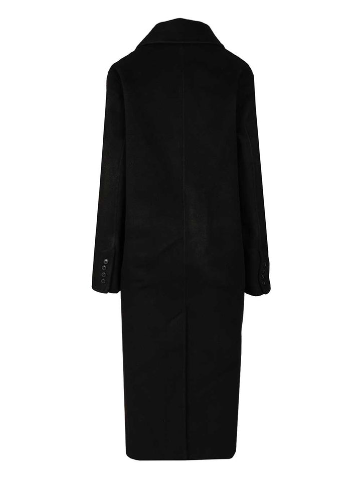 Loulou De Saison Wool And Cashmere Coat Coats - Black | 196b779c8af2c6e5e0b1e140b532cafca3a61c9e
