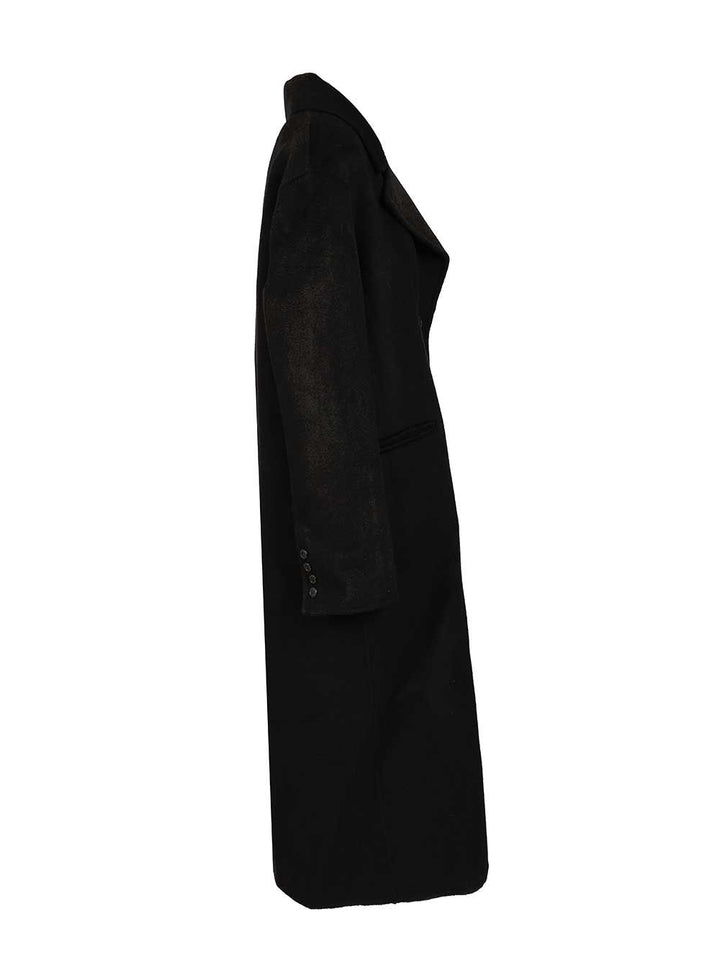 Loulou De Saison Wool And Cashmere Coat Coats - Black | eb5a4ffeab65901c6648214c6fc62ccf4eb9e958