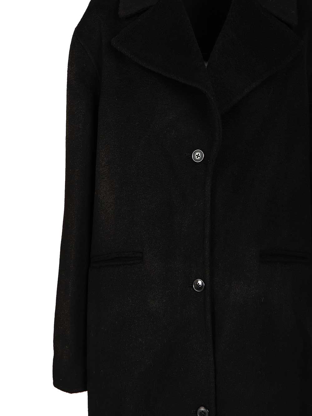 Loulou De Saison Wool And Cashmere Coat Coats - Black | 8fc340653ad4c8a5e507fe01fae5a6b620f76668