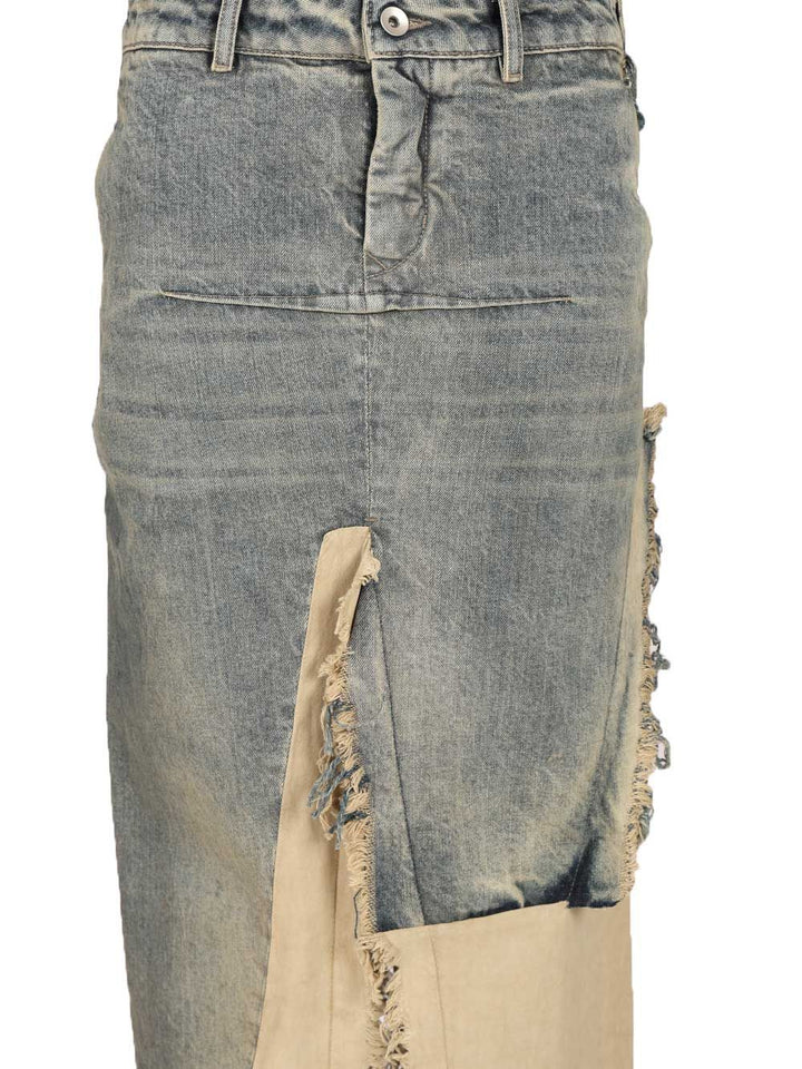 Rick Owens Denim Skirt Dresses - Light blue | 66d5506c69b879cd4e4d93065f62e0dad4f1d6b1