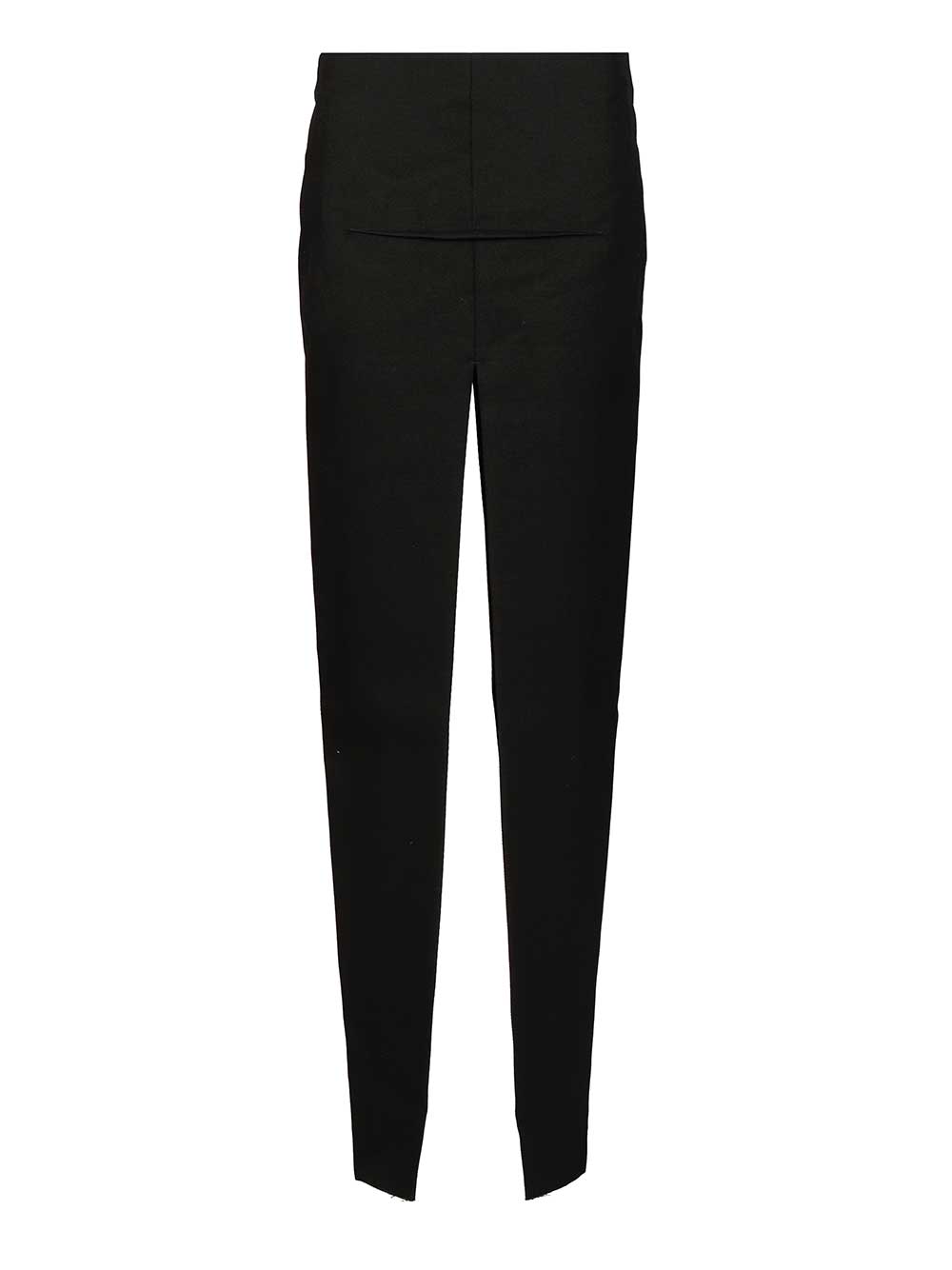 Rick Owens Long High-Waisted Virgin Wool Skirt Skirts - Black | 96397842e100ec44397fcbf2779326d4a695799e