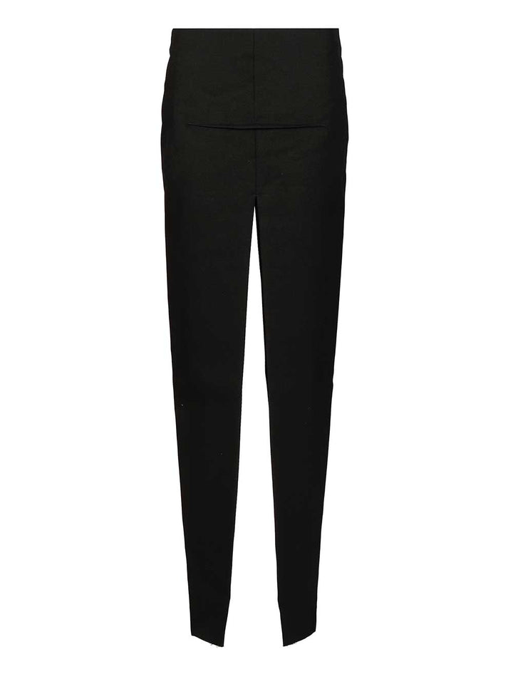 Rick Owens Long High-Waisted Virgin Wool Skirt Skirts - Black | 96397842e100ec44397fcbf2779326d4a695799e