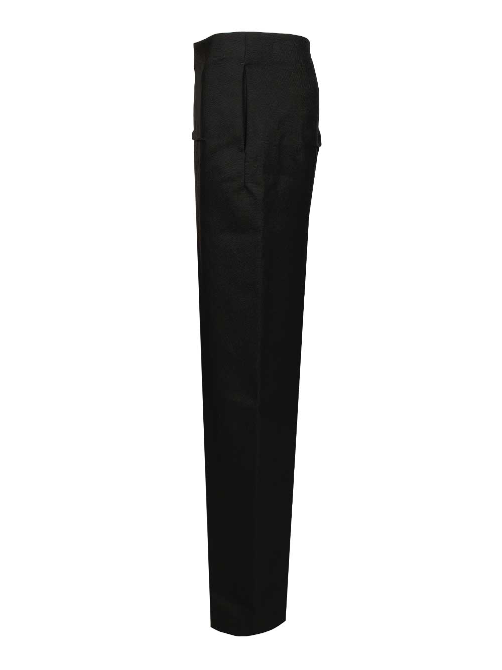 Rick Owens Long High-Waisted Virgin Wool Skirt Skirts - Black | 8c7ef51c8639ebb8a094200723bb0c078ef65378