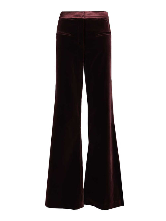 Velvet Trousers Bordeaux